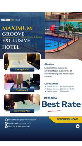 Neutral Minimalist Hotel Promotion Flyer